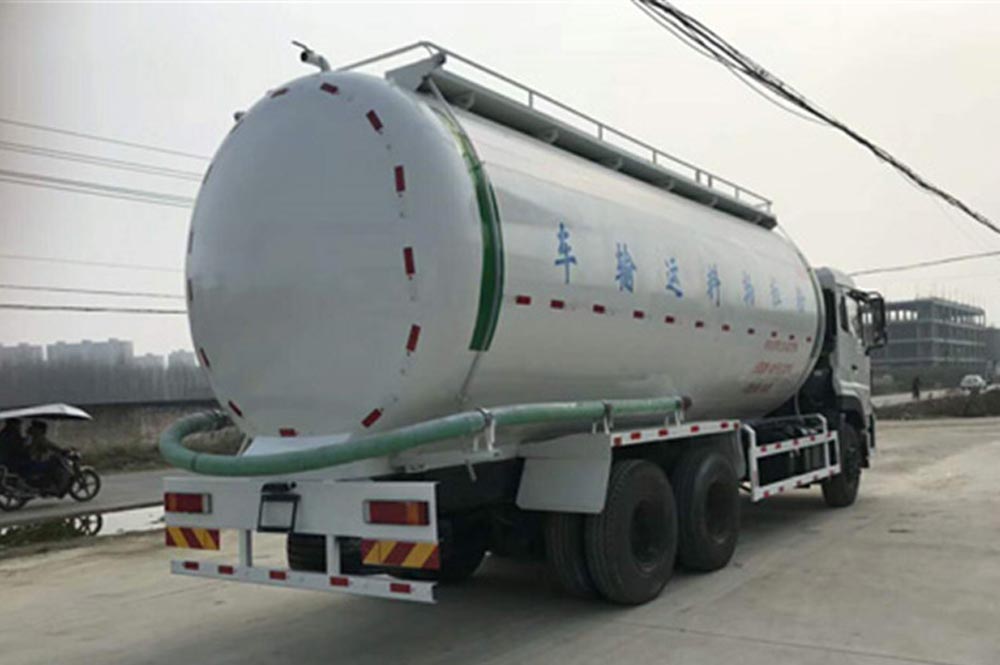 東風(fēng)天龍國五后八輪25方粉粒物料運輸車圖片4